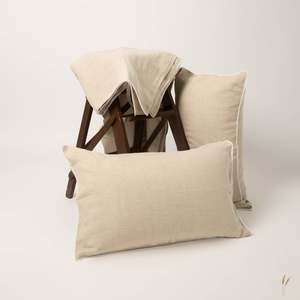 Frontpage: Oatmeal Bliss Linen Duvet Set