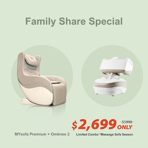 Products: MYsofa + Omknee 2 Massage sofa & Foot massager Irelax NZ