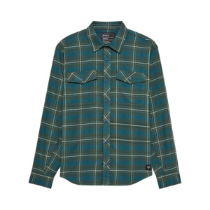Fox Survivalist Stretch Flannel Dark Sage Green