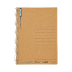 Notebooks Planners: Maruman Spiral Note Basic Notebook - 6.5mm Lined - 80 Sheets - Tear Off - B5