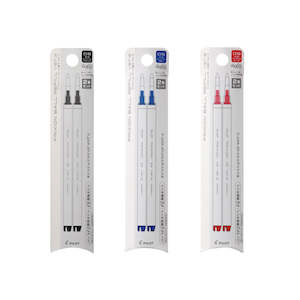 Refills Ink: Pilot FriXion Ball Knock Zone Premium Gel Pen Refills - Erasable - 0.5 mm - Set of 2