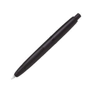 Fountain Pens: Pilot Capless Fountain Pen - Black Matte - Fine Nib