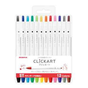 Markers: Zebra Click Art Marker - 12 Standard Color Set