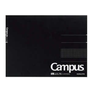 Paper Pads: Kokuyo Campus Notepad - 5 mm Grid - 70 Sheets - A4