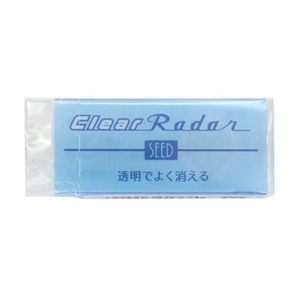 Erasers: Seed Radar Clear Eraser - Medium