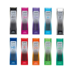 Uni Nano Dia Low-Wear Pencil Lead - 0.5 mm