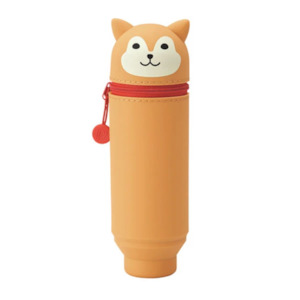 Lihit Lab Smart Fit Punilabo Stand Pencil Case - Shiba Inu Dog