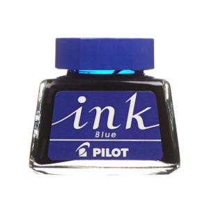 Fountain Pen Bottled Ink: Pilot Fountain Pen Ink Bottle - Blue Ink - 30 ml