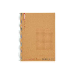 Maruman Spiral Note Basic Notebook - 5mm Grid - 80 Sheets - Tear Off - A5