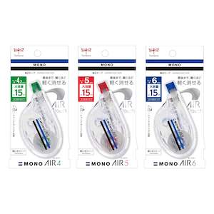 Tombow Mono AIR Correction Tape - Horizontal Pull Type - 15 m