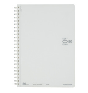 Blank Notebooks: Kokuyo Soft Ring Notebook - Tear Off - 80 sheets - A5 - Blank