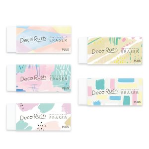Pen Cases Organizers: Plus Deco Rush Decoration Tape Eraser - Random 1 Piece
