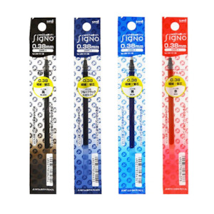 Gel Pen Refills: Uni-ball Signo UMR-1 Gel Pen Refill - 0.38 mm