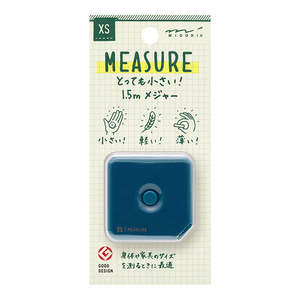 Midori XS Tape Measure - 1.5 m - Navy Blue A