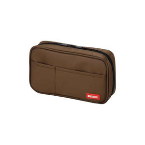 Other Stationery: Lihit Lab Teffa Pen Case - Book Style - Brown