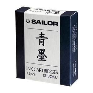 Refills Ink: Sailor Ink Cartridge - 12 Pieces - Blue