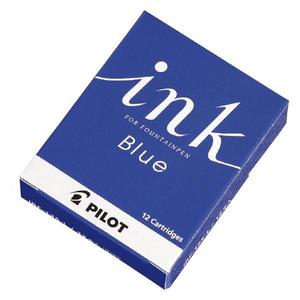 Pilot IRF-12S Ink Cartridge - 12 Cartridges - Blue Ink