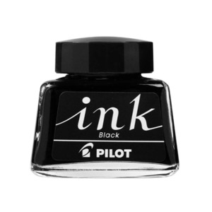 Refills Ink: Pilot Fountain Pen Ink Bottle - Black Ink - 30 ml