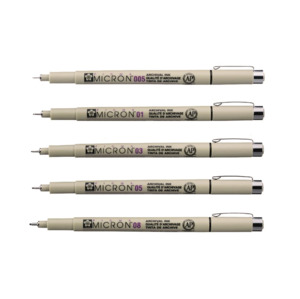 Sakura Pigma Micron Fineliner Pen - Black Ink