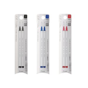 Refills: Pilot FriXion Ball Knock Zone Premium Gel Pen Refills - Erasable - 0.5 mm - Set of 2