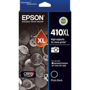 Epson 410XL Photo Black High Yield Ink Cartridge