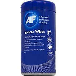 AF Isoclene Anti-Bacterial Office Wipes Tub - 100