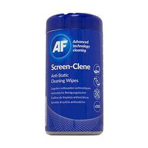 AF Screen-Clene Anti-Static Cleaning Wipes Tub - 100