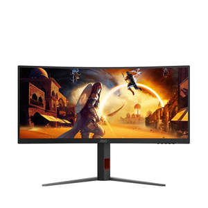 Aoc: AOC CU34G4 34" Curved 3440x1440 0.5ms HDMI DP 180Hz Monitor