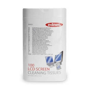 Ednet Screen Cleaning Wipes Tub - 100