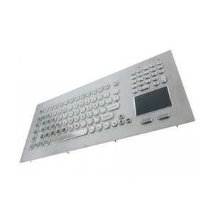Inputel KB020 Stainless Steel Keyboard + Touchpad IP65 - USB