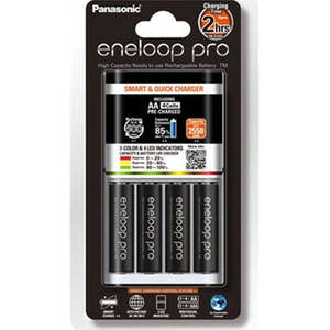 Panasonic: Panasonic Eneloop Quick Charger + 4 AA Eneloop Pro Batteries
