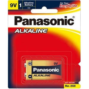 Panasonic: Panasonic 9V Alkaline Battery 1 Pack
