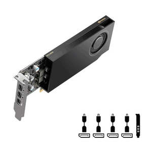 Pny: NVIDIA Quadro RTX A1000 8GB DDR6 PCIE Graphics Card 4*mini DP
