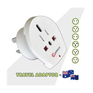 Sansai: Sansai Inbound Travel Adapter - US/UK/EU to AU/NZ Plug
