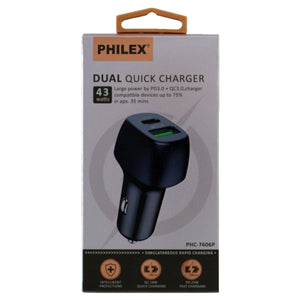 Sansai: Sansai Dual USB Car Charger - Type-C & Type-A