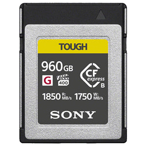 Sony: Sony CEBG960T Tough CFexpress Type B 960GB Memory Card