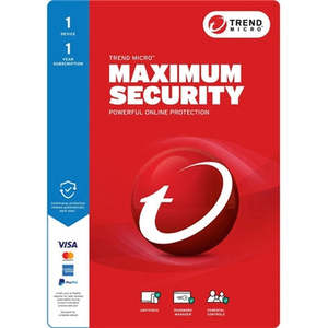 Trend Micro: Trend Micro Maximum Security (1 Devices) 1Yr Subscription Add-On
