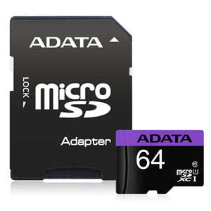Adata: ADATA Premier microSDXC UHS-I Card with Adapter 64GB