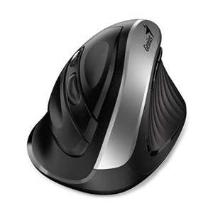 Genius Ergo 8250S Silent Vertical Mouse Silver Grey + Black