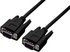 Dynamix 2m VGA Male/Male Monitor Cable Moulded Max Res: 800x600