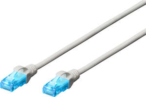 Cables Leads: Digitus UTP CAT5e Patch Lead -  0.3M Grey
