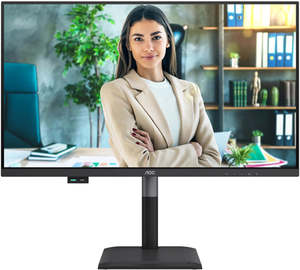 AOC Q32P4C 32" IPS 2560x1440 HDMI DP USB Spkrs Height Adjust 5yr wty