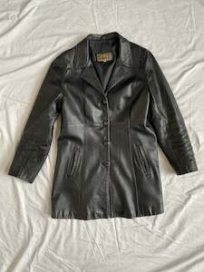 Venetti leather jacket: Size L