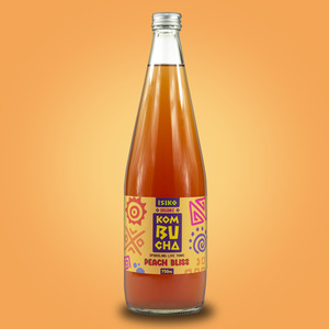 Peach Bliss Kombucha 750ml