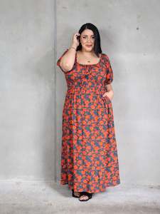 Tabitha Dress - Red Poppy
