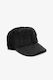 Antler Sherpa & Cord Cap - Black