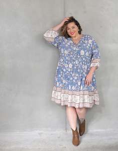 Isla Maree Staples: Cinta Dress - Cornflower