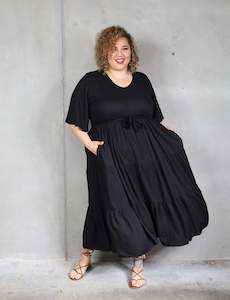 Isla Maree Staples: Jasmine Dress - Black