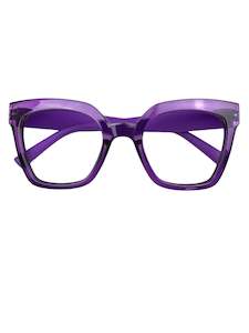 Reading Anti Blue Light Glasses: Captivated Eyewear Glasses Valentina - Purple