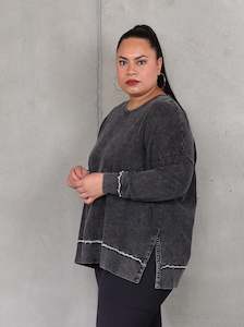 Under 100: LAVISH Vault Crew Jumper - Distressed